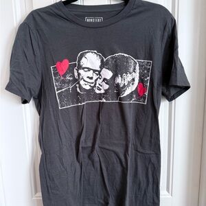 Universal Monsters Frankenstein and Bride Shirt Medium